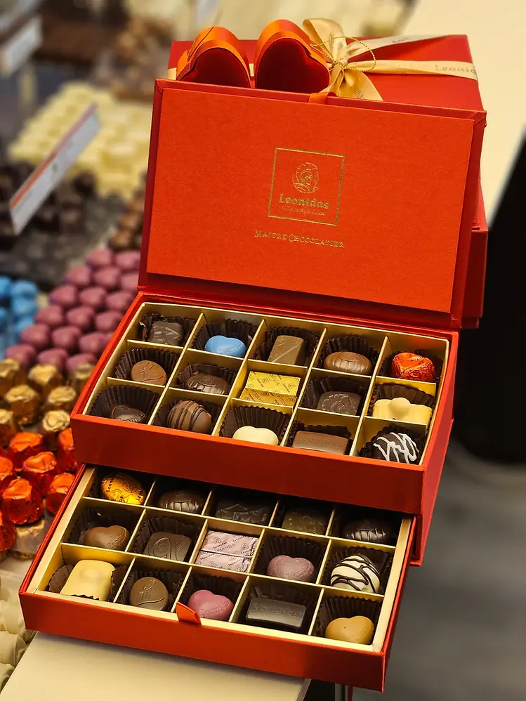 Joyero de bombones 32 bombones aprox