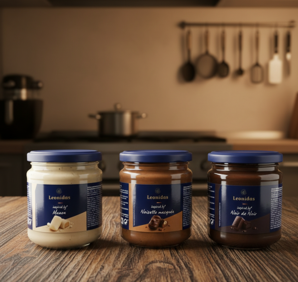 Crema para untar Leonidas 300g